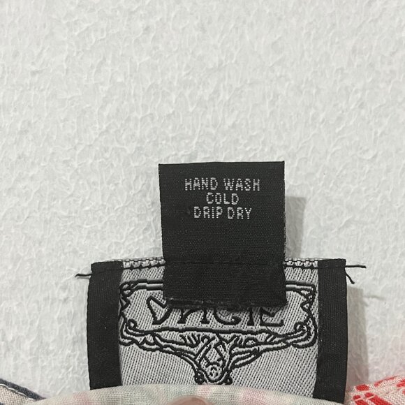 Angie Dress Boho Festival Sleeveless Multicolor Tribal Print Beaded Size Large - Picture 7 of 8